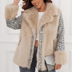 Abrigo Chaqueta de pelo largo. - Imagen 1