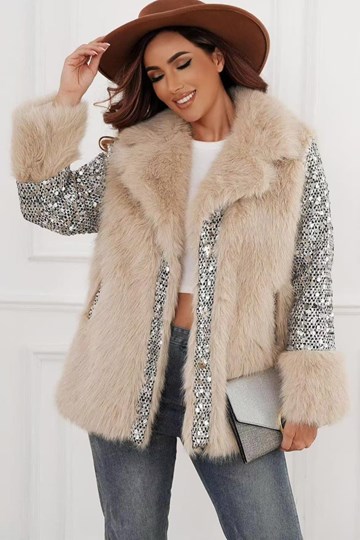 Abrigo Chaqueta de pelo largo. - Imagen 1