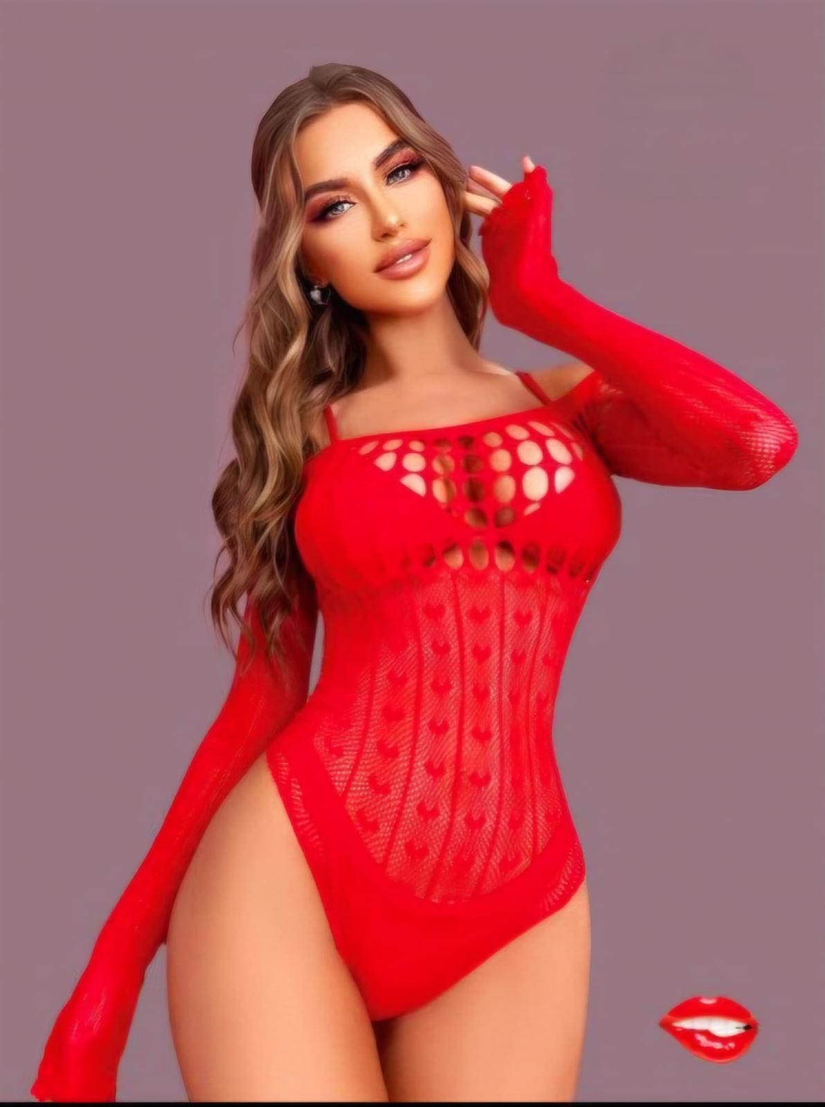 Body de malla calado. - Imagen 1