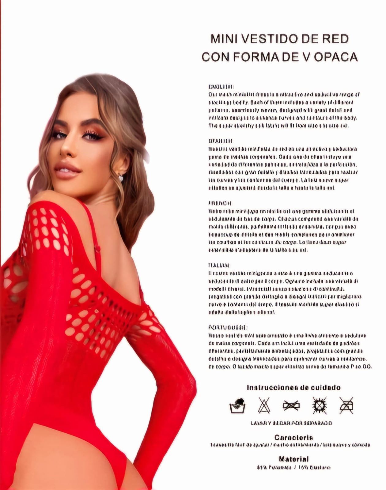 Body de malla calado. - Imagen 2