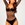 Body de malla con pedreria plateada. - Imagen 1