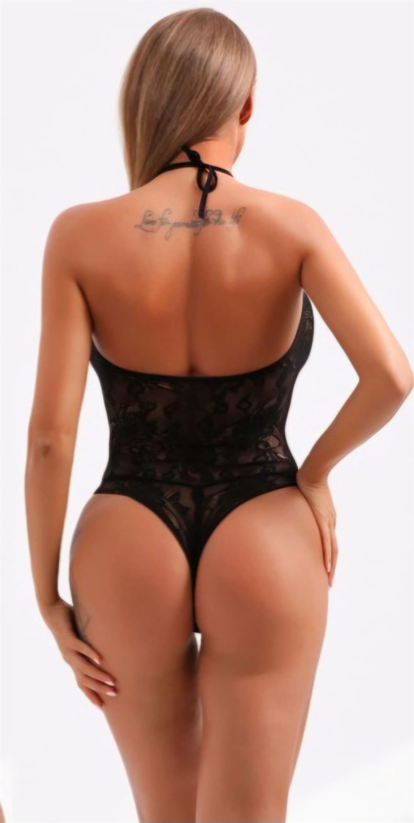Body negro de malla. - Imagen 2