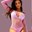 Body rosa de malla. - Imagen 1