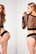 Conjunto negro malla de Top y Tanga. - Imagen 2