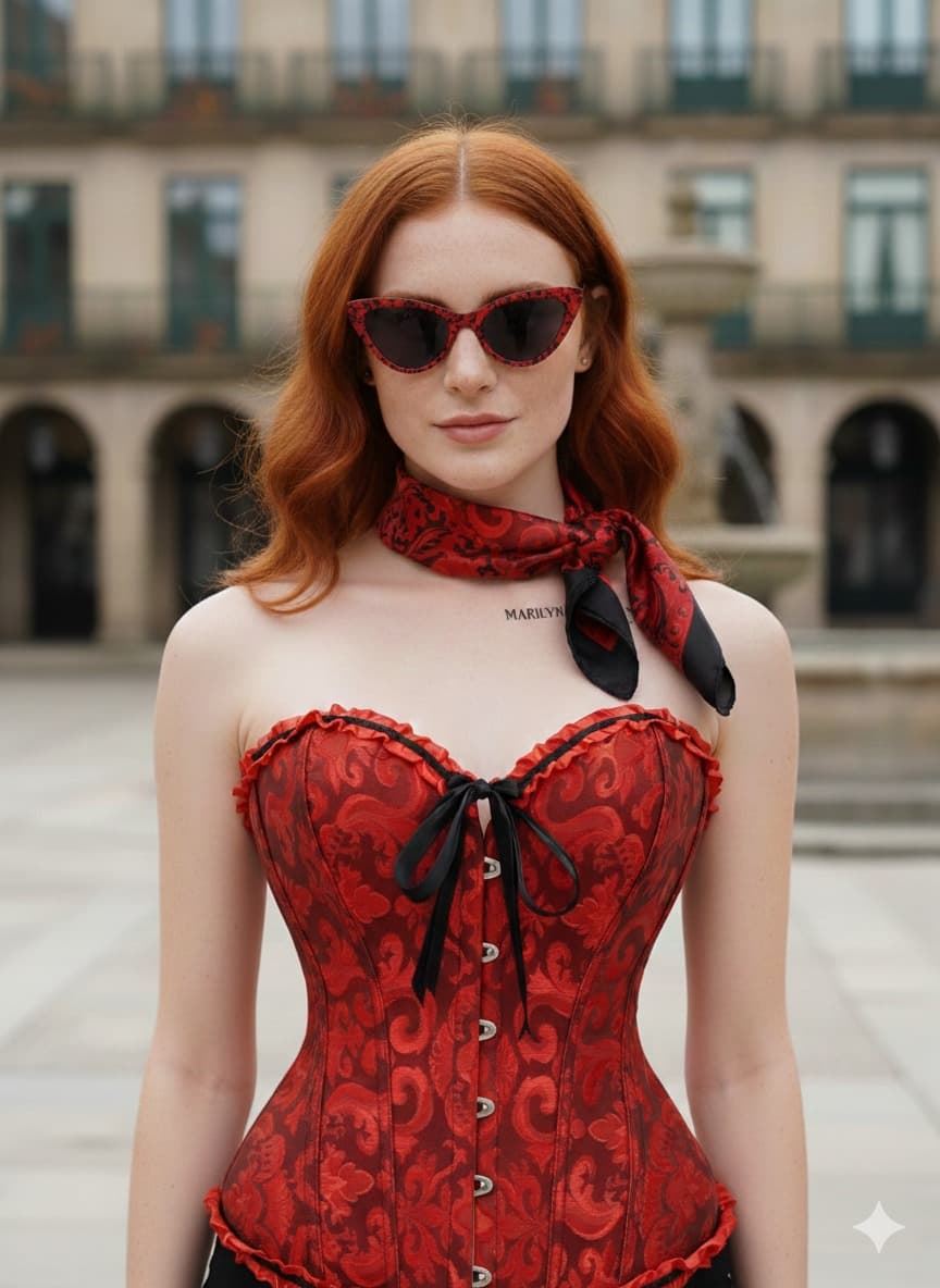 Corset Atenea Lazo Negro - Imagen 1