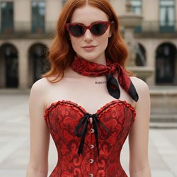 Corset Atenea Lazo Negro - Imagen 1