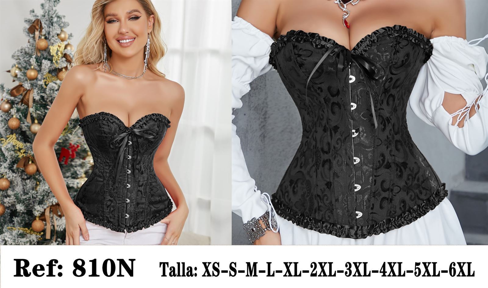 Corset Atenea Negro - Imagen 4