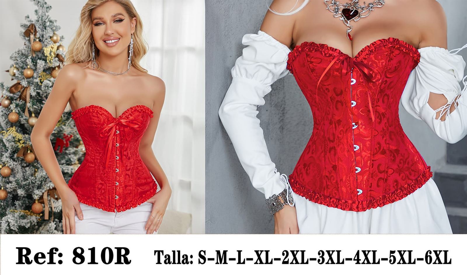 Corset Atenea Rojo - Imagen 2