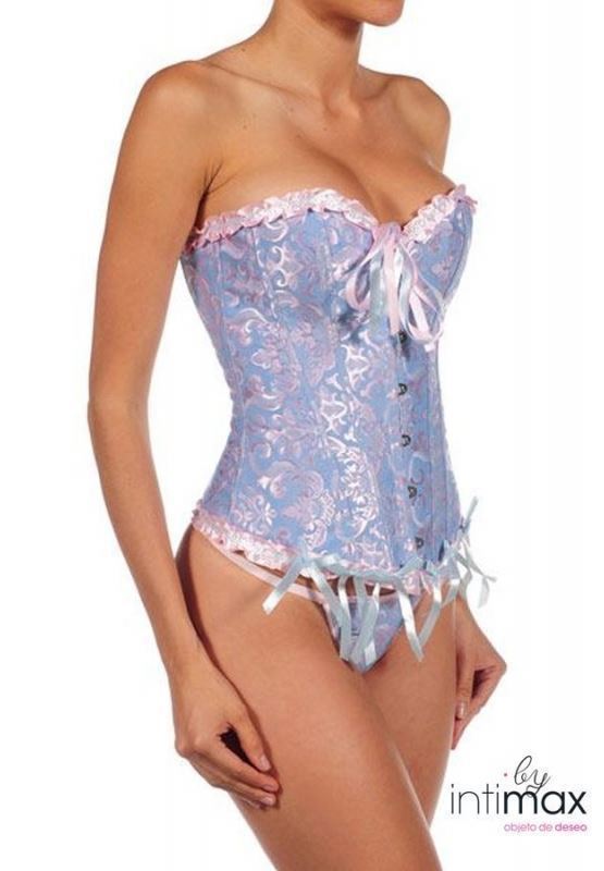 Corset Atenea Rosa y Lila - Imagen 1