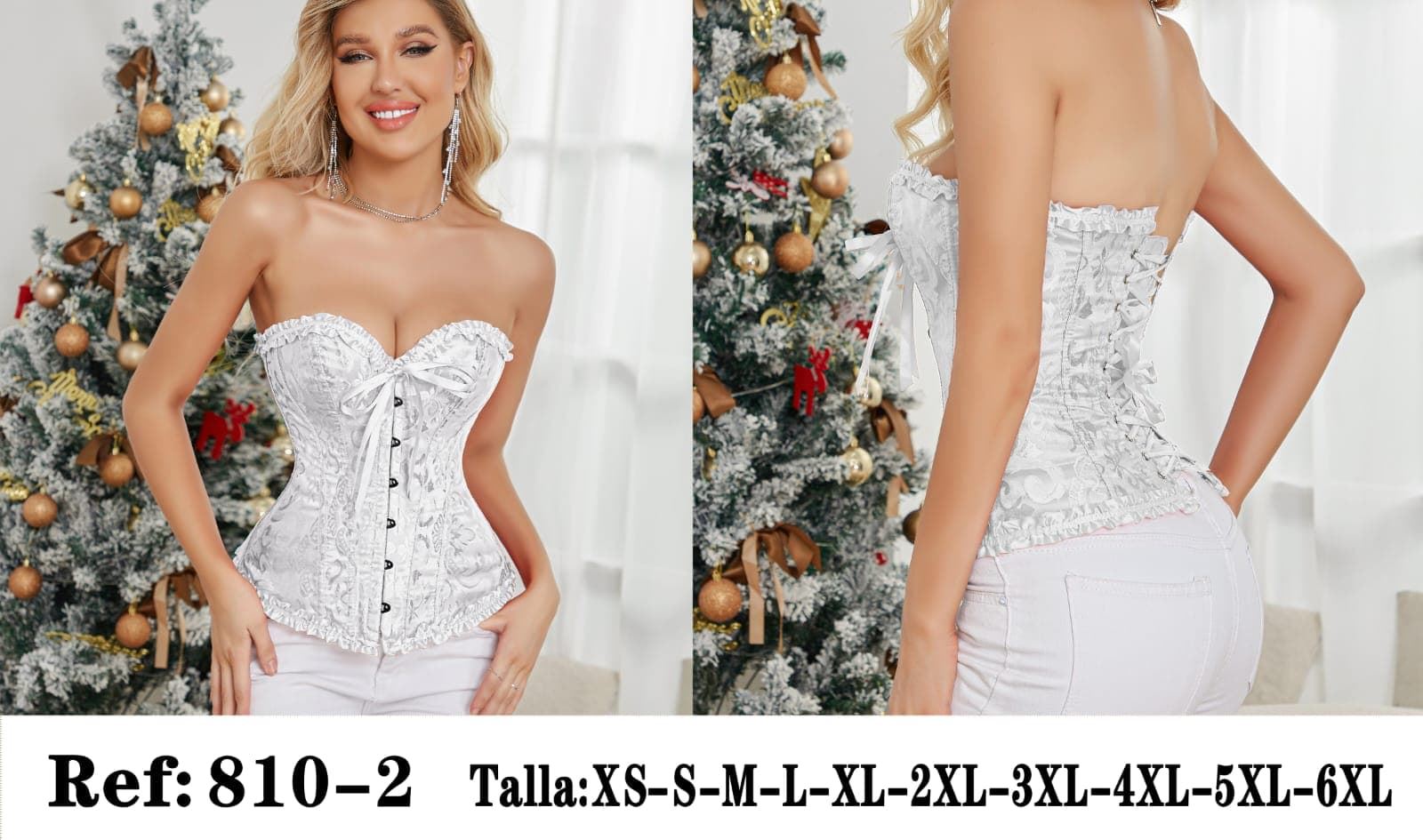 Corset azul Atenea. - Imagen 3