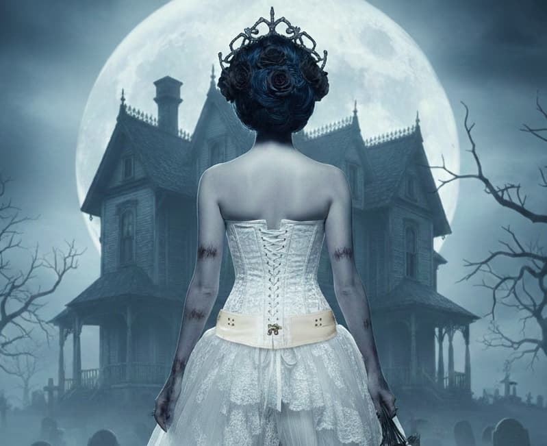 Corset Blanco con Aplicaciones de Polipiel - Imagen 3