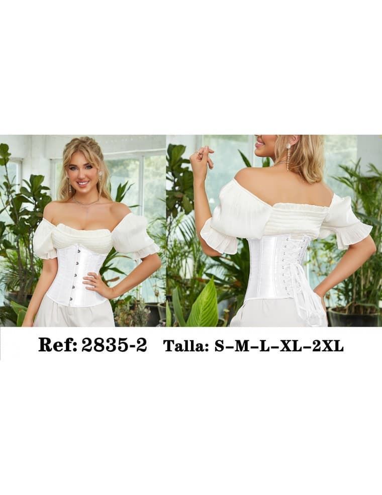 Corset blanco underbust - Imagen 3