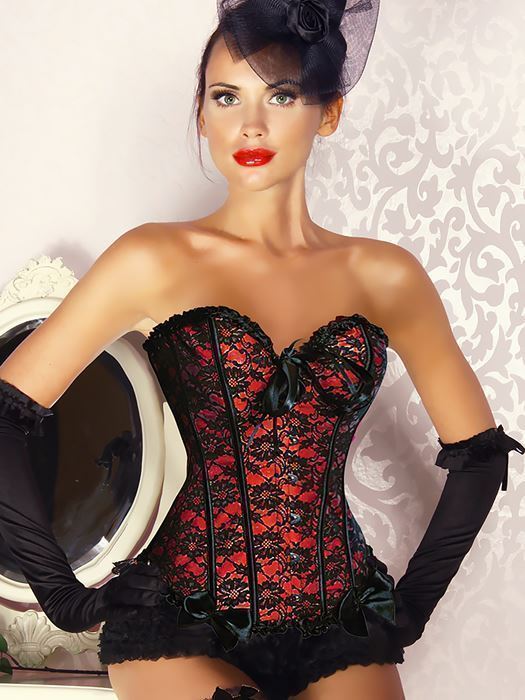 Corset con encaje - Imagen 1