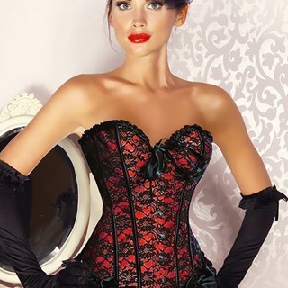 Corset con encaje - Imagen 1