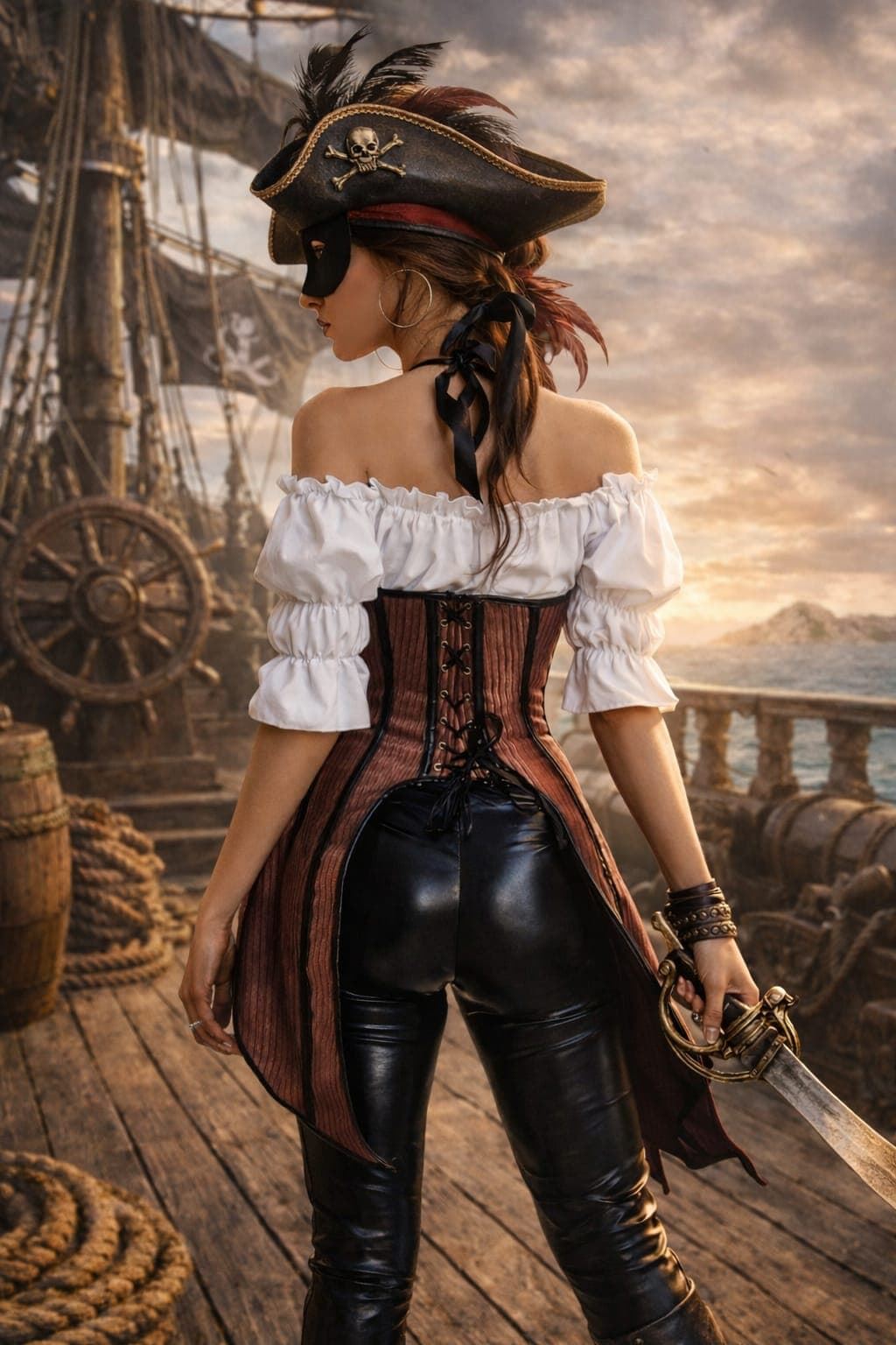 Corset Corsaria con Cola - Imagen 2