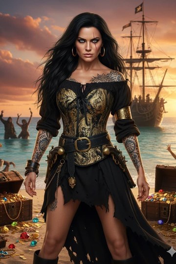 Corset dorado con escote corazón - Imagen 1