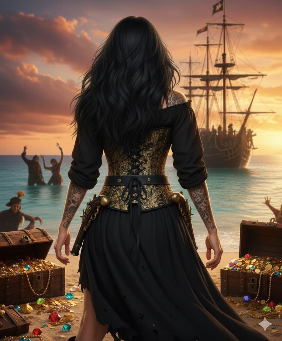 Corset dorado con escote corazón - Imagen 2