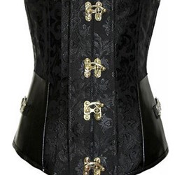 Corset Negro Aubrey underbust - Imagen 1