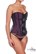 Corset negro de vinilo Daisy - Imagen 2