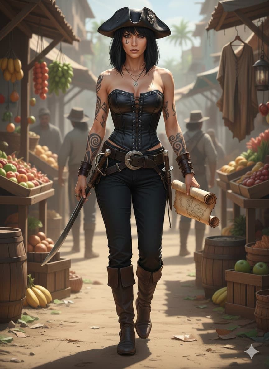 Corset Negro Polipiel con Adornos Metálicos - Imagen 2