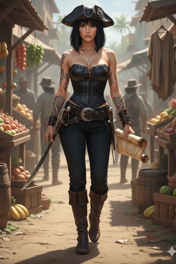 Corset Negro Polipiel con Adornos Metálicos - Imagen 2