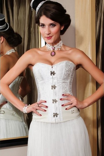 Corset Nieve Blanco - Imagen 1