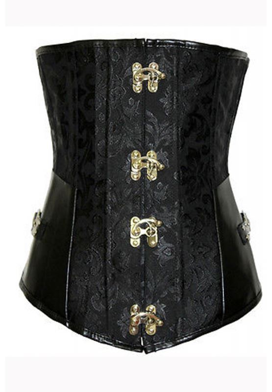 Corset Underbust (Bajo pecho) Aubrey Negro - Imagen 1