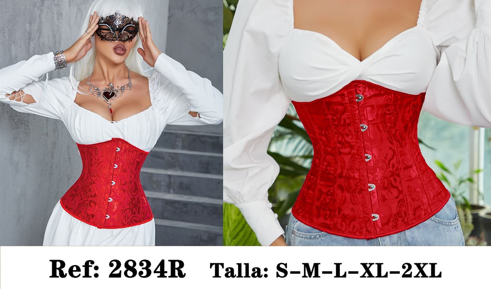 Corset Underbust (bajo pecho) Hestia - Imagen 4