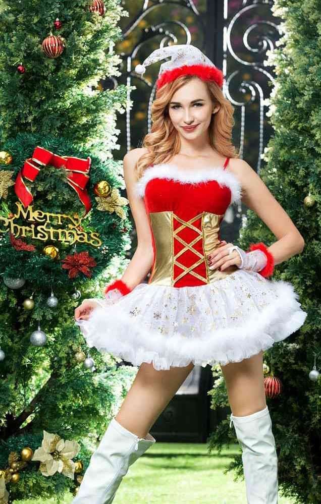 Disfraz Mama Noel Navideño - Imagen 1