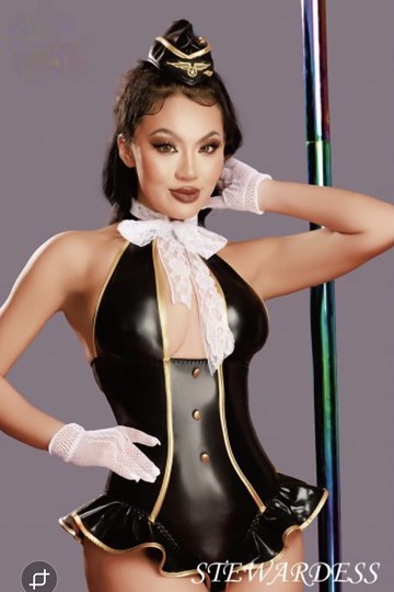 Disfraz Mujer Azafata. - Imagen 1