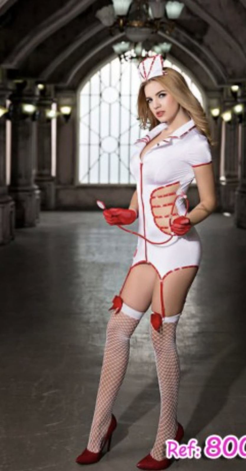 Disfraz Mujer Enfermera Sexy - Imagen 2