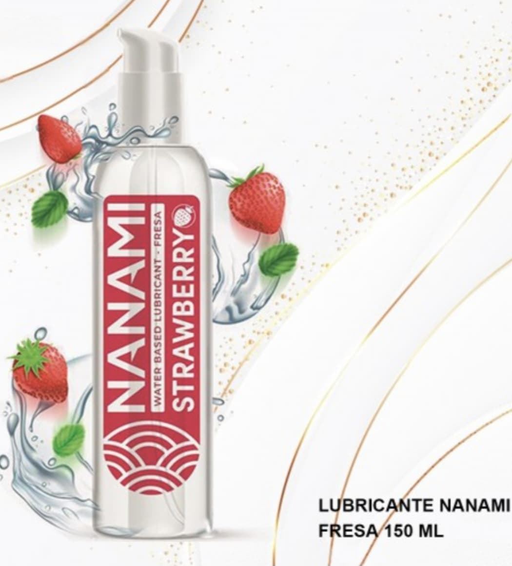 Gel lubricante base al agua con aroma y sabor a fresa. - Imagen 1