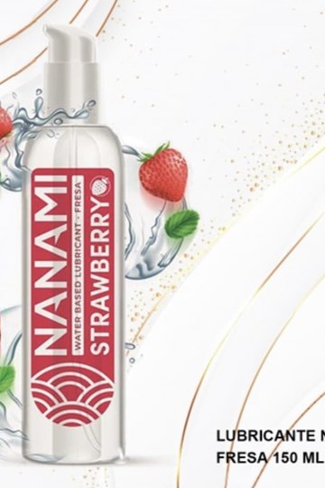 Gel lubricante base al agua con aroma y sabor a fresa. - Imagen 1