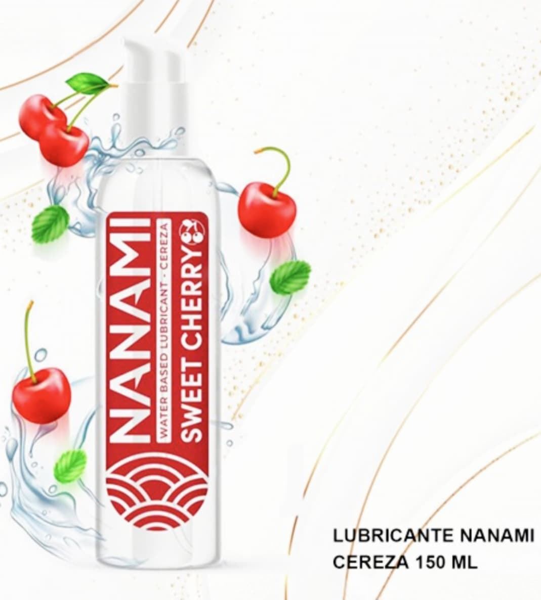 Lubricante a base de agua con sabor y aroma a Cereza. - Imagen 1