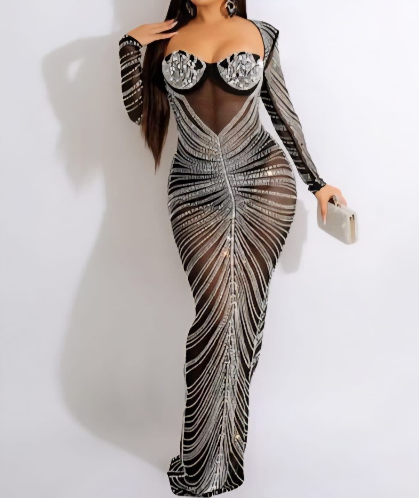 Vestido Largo Navidad