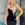 Vestido negro Bandage con pedreria. - Imagen 1